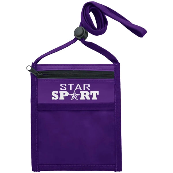 Nylon Pouch with Front Zipper Pocket