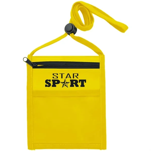 Nylon Pouch with Front Zipper Pocket