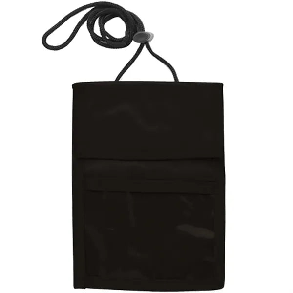 Two Pocket Flap Neck Wallet