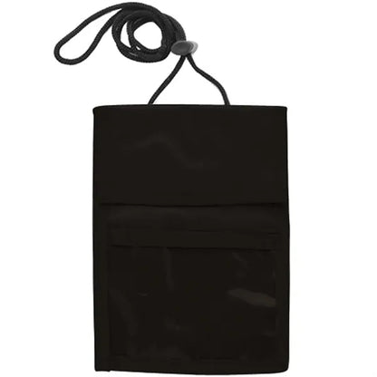 Two Pocket Flap Neck Wallet