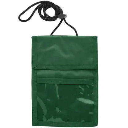 Two Pocket Flap Neck Wallet