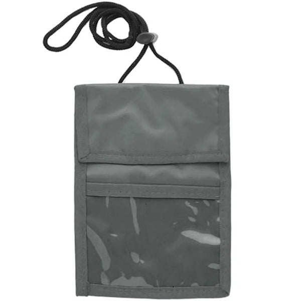 Two Pocket Flap Neck Wallet
