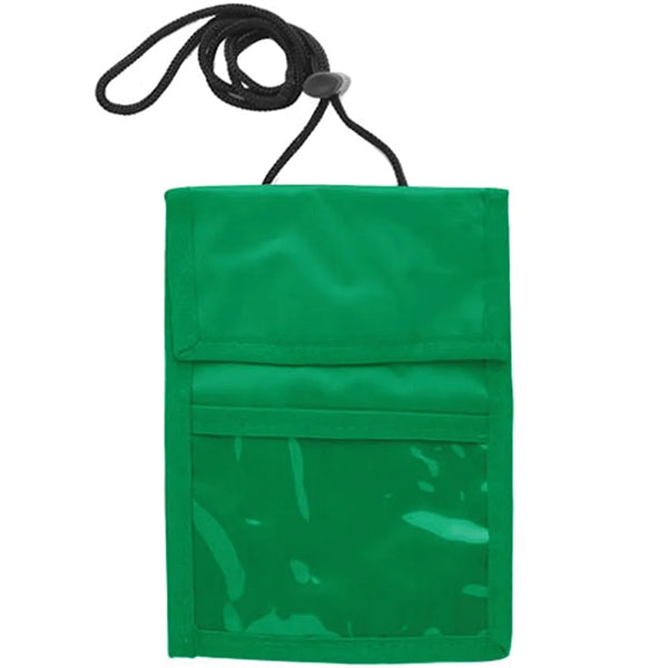 Two Pocket Flap Neck Wallet