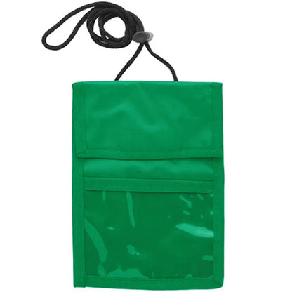 Two Pocket Flap Neck Wallet
