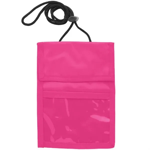 Two Pocket Flap Neck Wallet