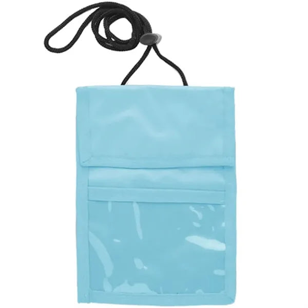 Two Pocket Flap Neck Wallet