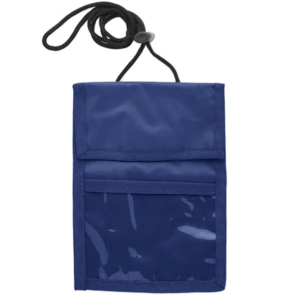 Two Pocket Flap Neck Wallet