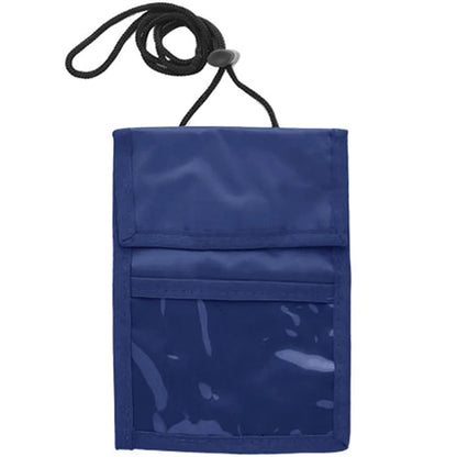 Two Pocket Flap Neck Wallet