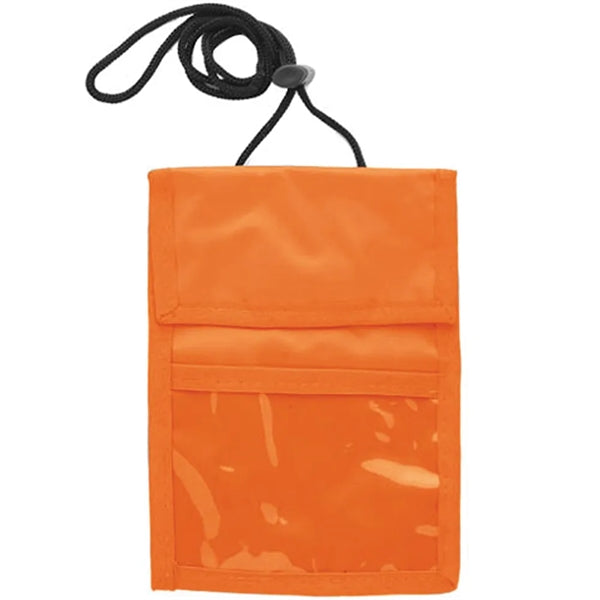 Two Pocket Flap Neck Wallet