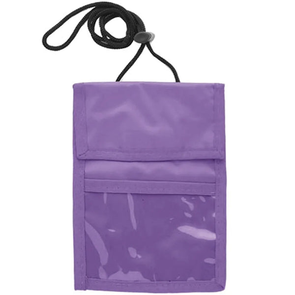 Two Pocket Flap Neck Wallet