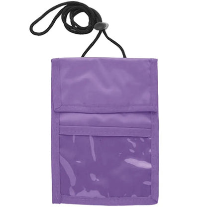 Two Pocket Flap Neck Wallet