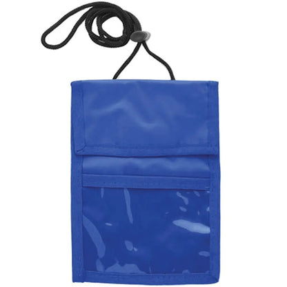 Two Pocket Flap Neck Wallet