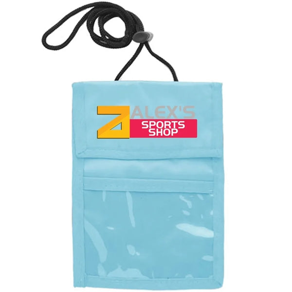 Two Pocket Flap Neck Wallet