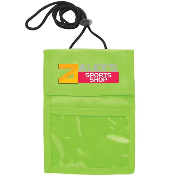 Two Pocket Flap Neck Wallet