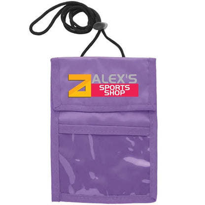 Two Pocket Flap Neck Wallet