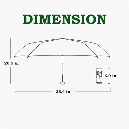 Creative Vinyl Sun Protection Umbrella Mini Six-Fold Umbrell