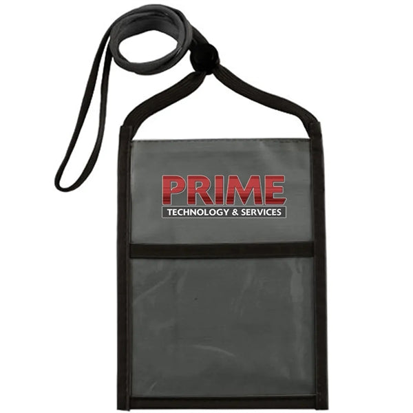 Two Tone Double Window Pouch