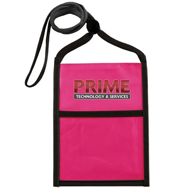 Two Tone Double Window Pouch