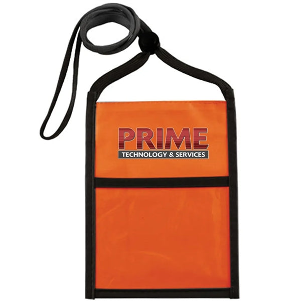 Two Tone Double Window Pouch