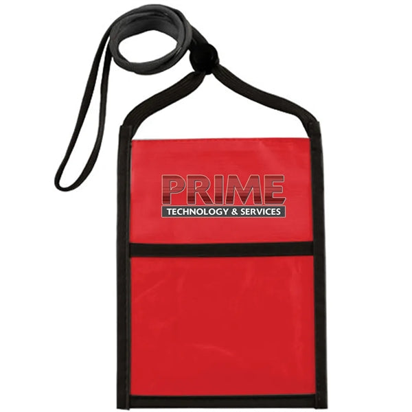 Two Tone Double Window Pouch