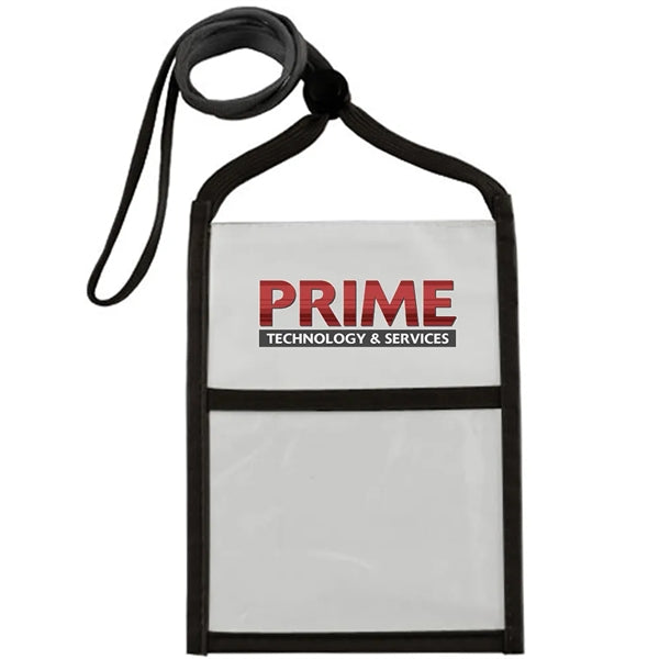 Two Tone Double Window Pouch