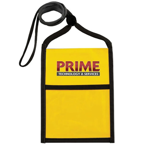Two Tone Double Window Pouch