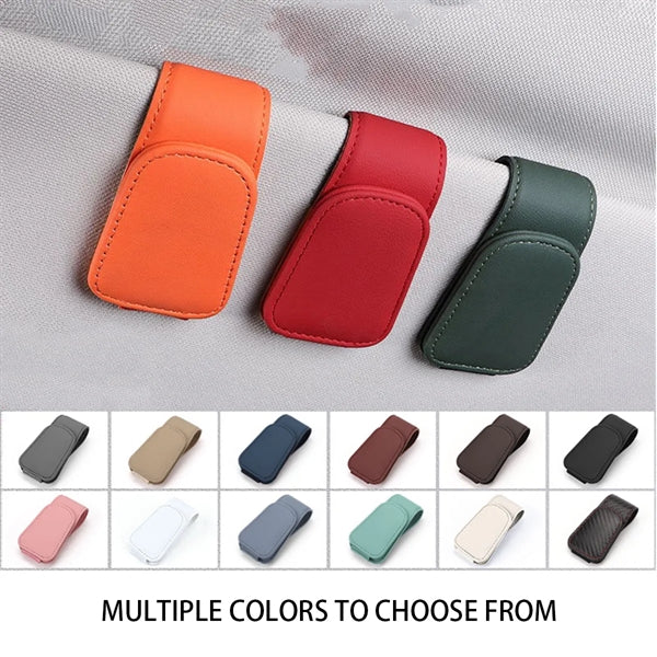 Car Visor Sunglasses Card Ticket Glasses Holder