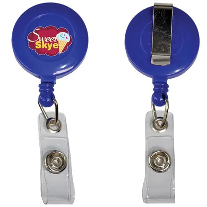 Retractable Badge Reel Holder with Belt Clip