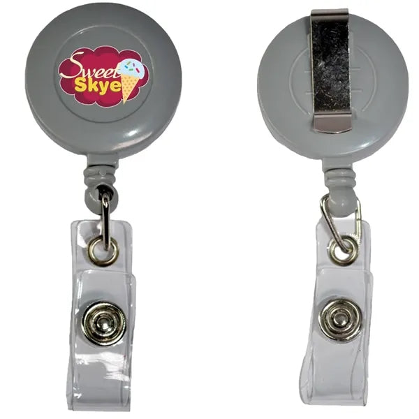 Retractable Badge Reel Holder with Belt Clip