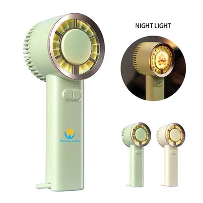 Mini Portable Ambient Light Rechargeable Fan