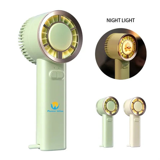 Mini Portable Ambient Light Rechargeable Fan