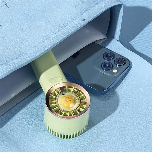Mini Portable Ambient Light Rechargeable Fan