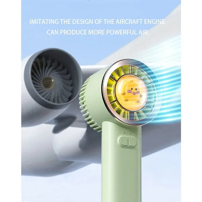 Mini Portable Ambient Light Rechargeable Fan
