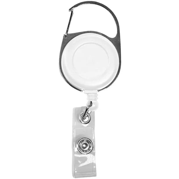 Retractable Carabiner Badge Reel with Belt Clip