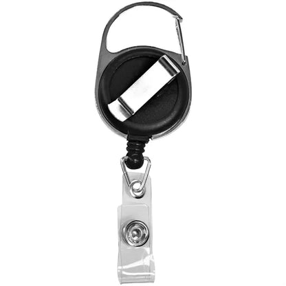 Retractable Carabiner Badge Reel with Belt Clip