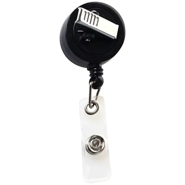 Retractable Badge Reel with Rotating Bulldog Clip