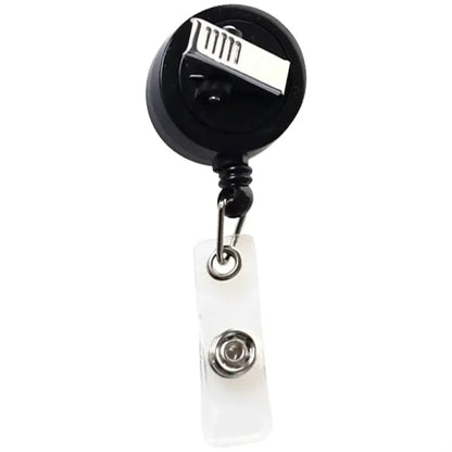 Retractable Badge Reel with Rotating Bulldog Clip