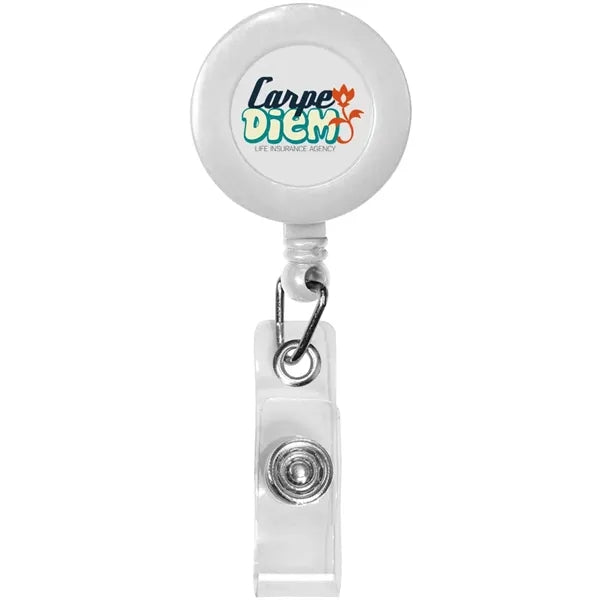 Retractable Badge Reel with Rotating Bulldog Clip