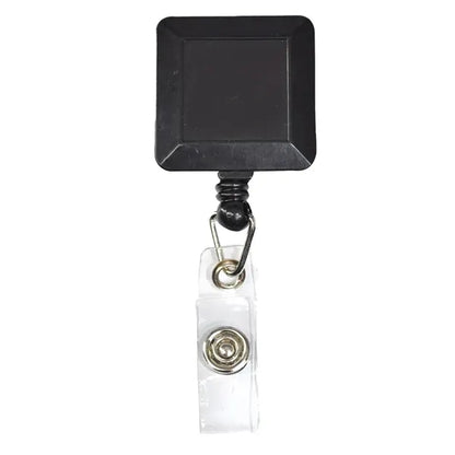 Square Retractable Badge Reel with Belt Clip