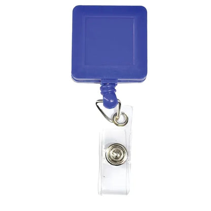 Square Retractable Badge Reel with Belt Clip