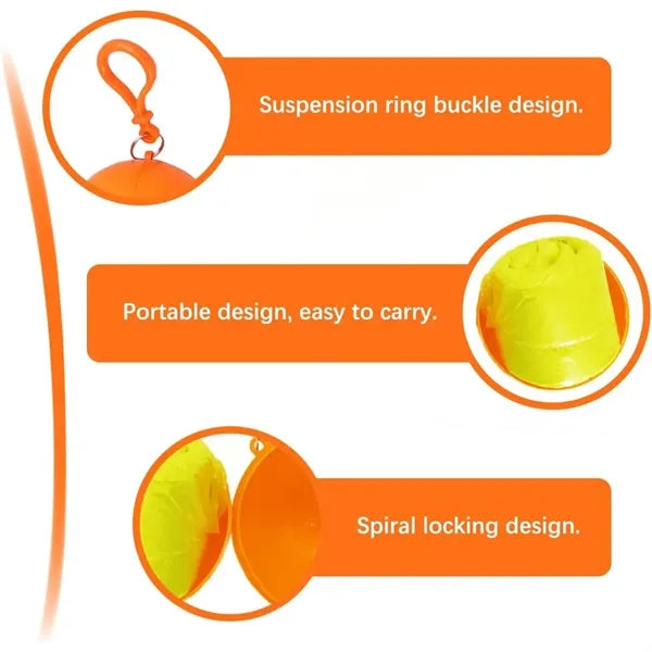 Portable Raincoats Ball