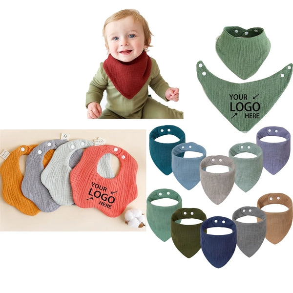 Cotton Baby Bandana Drool Bibs