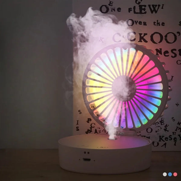 Misting Small Fan Handheld Folding