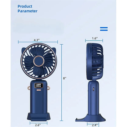 Digital Aromatherapy Portable Fan