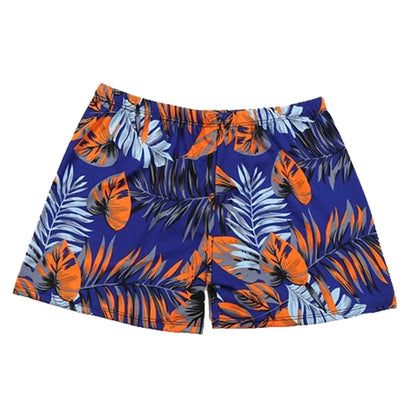 Casual Mens Swim Trunks Quick Dry Printed Beach Short