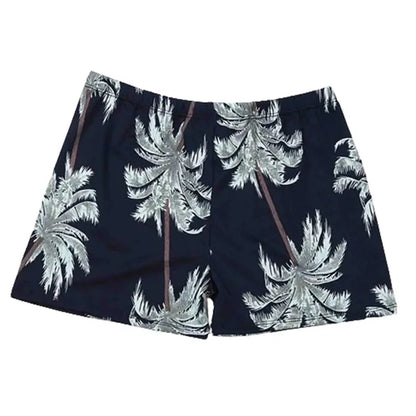 Casual Mens Swim Trunks Quick Dry Printed Beach Short