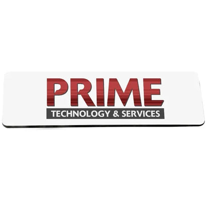 3" x 1" Metal Name Badge