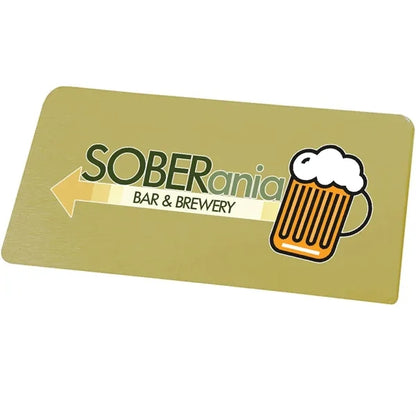 3" x 2" Metal Name Badge