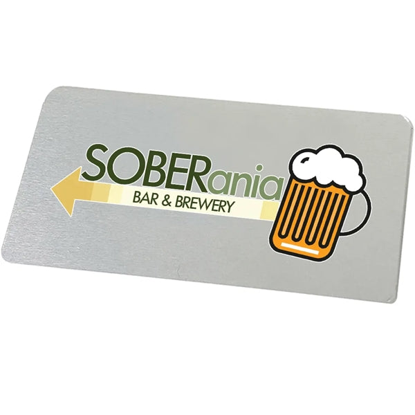3" x 2" Metal Name Badge