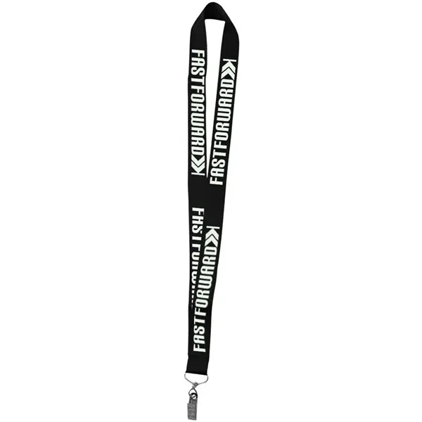 1" Polyester Silkscreen Lanyard
